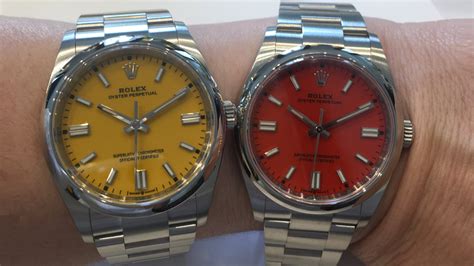 Rolex Oyster Perpetual Armbanduhren mit 36